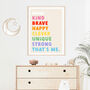 Personalised Kids Positive Affirmation Print, thumbnail 1 of 7