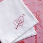 Hand Embroidered Wedding Hanky For Bride, thumbnail 1 of 11