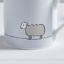 Sheep Mug, Fine Bone China, thumbnail 3 of 7