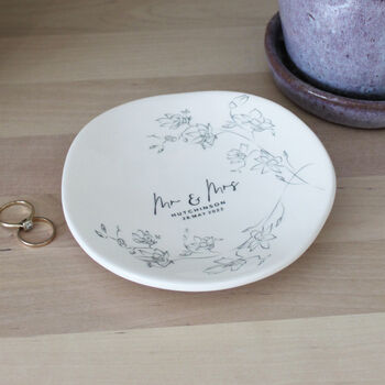 Hand Painted Wedding Plate, 3 of 6