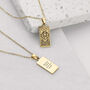 Personalised Strength Tarot Card Necklace, thumbnail 1 of 6