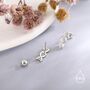 Sterling Silver Dna Molecular Structure Stud Earrings, thumbnail 7 of 12