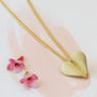 'Love Grows' 9ct Gold Heart Necklace, thumbnail 1 of 7
