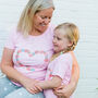 Personalised Heart Woman's Mummy And Child Pyjamas, thumbnail 8 of 12