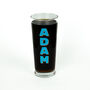 Personalised Bubble Vertical Name Printed Pint Glass, thumbnail 3 of 8