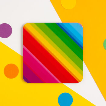 Colourful Rainbow Coaster Set, 4 of 7