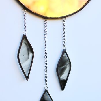 Moon Mirror With Glass Tassels, 5 of 6