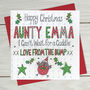 Personalised Christmas Card From The Bump, thumbnail 1 of 2