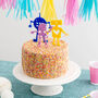 Mini Set Of Three Robot Cake Topper Decorations, thumbnail 1 of 2