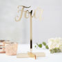 Gold Acrylic Party Table Numbers One 12, thumbnail 1 of 3