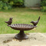 Iron Garden Bird Dish, thumbnail 1 of 5