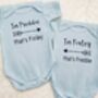 Personalised Twin Baby Gift Set | Matching Twin Clothes, thumbnail 7 of 12