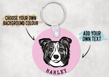 Border Collie Keychain, 3 of 6