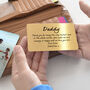 Personalised Wallet Metal Message Card For Dad, thumbnail 1 of 7