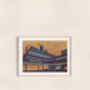 National Theatre London Travel Poster Art Print, thumbnail 3 of 6