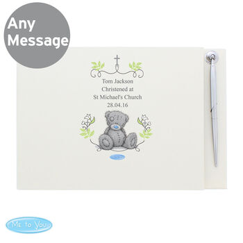 Christening Guest Book Baptism Memory Book, 4 of 4