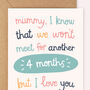 Personalised Mother's Day Card From The Bump, thumbnail 5 of 6