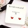 Bridesmaid Earrings Gift, thumbnail 8 of 9