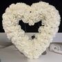 Handmade Heart Shaped Artificial Rose Wreath, thumbnail 1 of 6