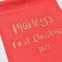 Personalised Baby's 1st Christmas Banner, thumbnail 3 of 4