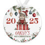 Personalised Baby's First Christmas Bauble Keepsake, thumbnail 3 of 5