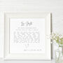 Personalised Confirmation Print With Verse, thumbnail 1 of 5
