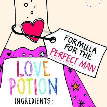 Perfect Man Love Potion Card, 2 of 3