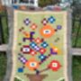 Plant Pot Rug For Plant Lovers Hand Woven In Ukraine, thumbnail 10 of 12