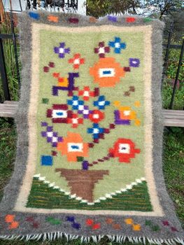 Plant Pot Hand Woven Rug For Plant Lovers, 10 of 12