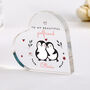 Gift For Girlfriend Personalised Acrylic Heart Plaque, thumbnail 1 of 4