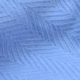 Powder Blue Cashmere Wool Scarf, thumbnail 4 of 4