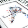 Set Of Three Ice Hockey Sketches, thumbnail 4 of 5