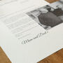 A Letter To Our Daughter On Her Wedding Day Personalised Keepsake, thumbnail 5 of 8