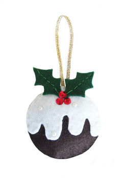 Make Your Own Felt Christmas Tree Decorations Kit, 5 of 6