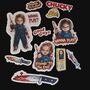 Horror Doll Edible Cake Toppers – 12pc Precut Floss Top, thumbnail 3 of 5