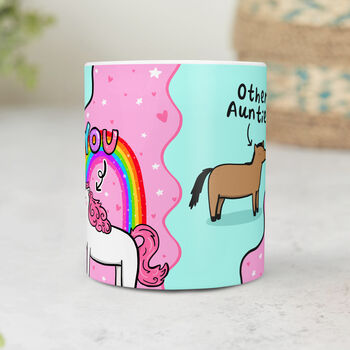 Other Aunties Unicorn Mug, 2 of 5