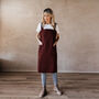 Personalised Cotton Pinafore Apron For Women, thumbnail 10 of 12