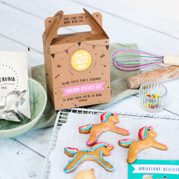 Unicorn Biscuit Baking Party Bag, 2 of 5
