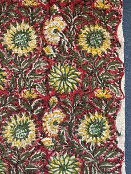 Block Printed Colourful Cotton Sofa Throw, 4 of 11