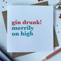 Gin Christmas Card For Her, thumbnail 2 of 2