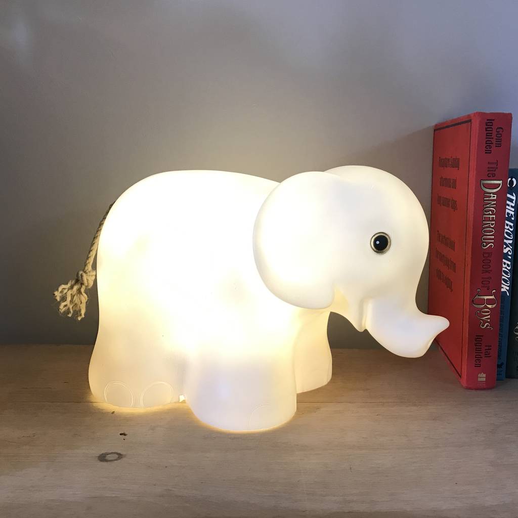Sweet Elephant Night Light By Little Ella James Notonthehighstreet Com Sweet Elephant Night Light