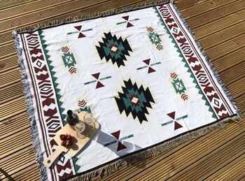 Native American Summer Picnic Blanket, 2 of 5
