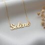 Sterling Silver French Name Necklace, thumbnail 4 of 10