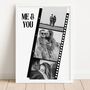 Personalised Couples Photo Collage Print, Birthday Gift, Anniversary, thumbnail 5 of 8