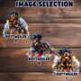 Personalised Rottweiler In Christmas Lights, thumbnail 3 of 10