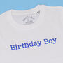 'Birthday Boy' Kids Celebration T Shirt, thumbnail 3 of 3
