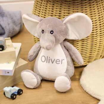 Personalised Elephant Teddy Bear Soft Toy, 3 of 6