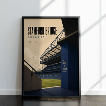 Chelsea, Stamford Bridge Football Stadium Poster, 3 of 5