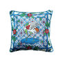 Japanese Bird Linen Cushion Cover, thumbnail 1 of 3