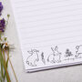 A5 Personalised Letter Writing With Bunny Rabbit Design, thumbnail 2 of 4